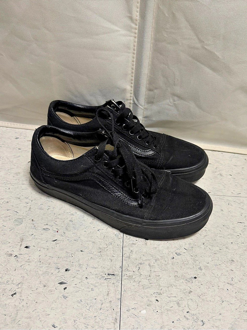 Vans Old Skool Platform Black Sneakers US 8.5